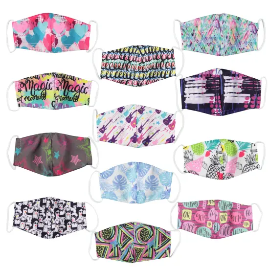 6-Pack: Women's Reusable Machine Washable Masks {2}