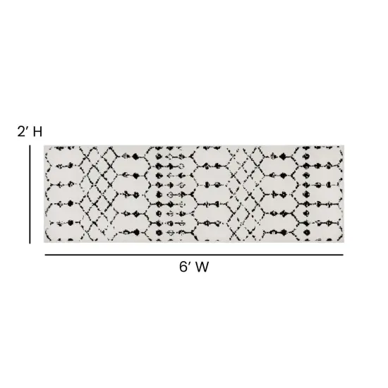 Masada Rugs Geometric Bohemian Low Pile Area Rug {5}