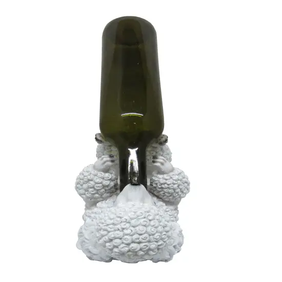 Poodle Wine Bottle Holder Statue {4}