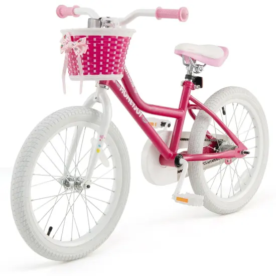 Kids Bicycle 18 Inch Toddler and Kids Bike with Training Wheels for 6-8 Year Old Kids-Pink {3}