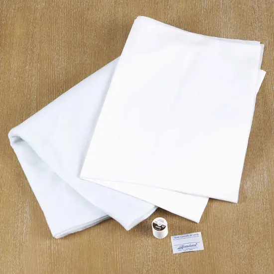 Lap Quilt or Wall Hanging White Finishing Kit Accessory Multi {1}