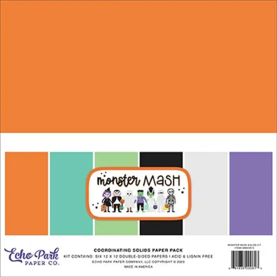 Echo Park Monster Mash Solids Kit {1}