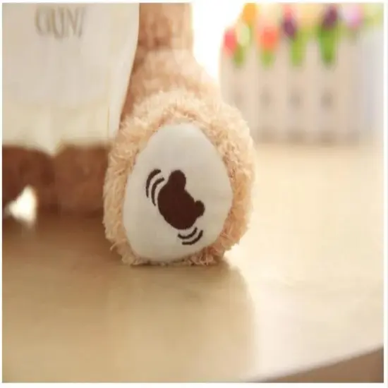 Smilegive Cute Scarf Little Bear of Hide and Seek - Interactive Plush Toy {4}