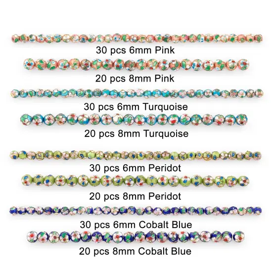 Vintage Hand Painted Classic Cloisonne Bead Collect of About 200 pcs {3}