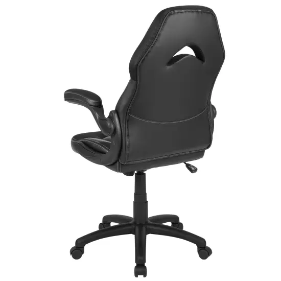 Emma and Oliver Z100 Gaming Chair Racing Office Ergonomic Computer PC Adjustable Swivel Chair Black {4}