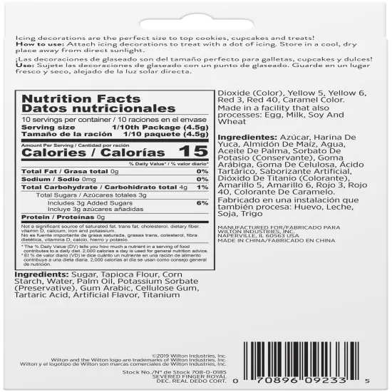 Wilton Royal Icing Decorations 10/Pkg-Severed Finger {4}