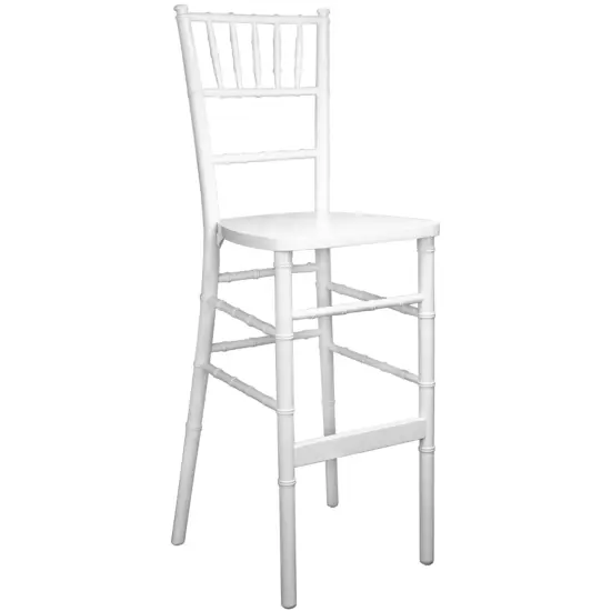 Emma and Oliver Chiavari Bar Stools White {1}