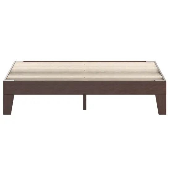Merrick Lane Eduardo Platform Bed Frame, Solid Wood Platform Bed Frame With Slatted Support, No Box Spring Needed {8}