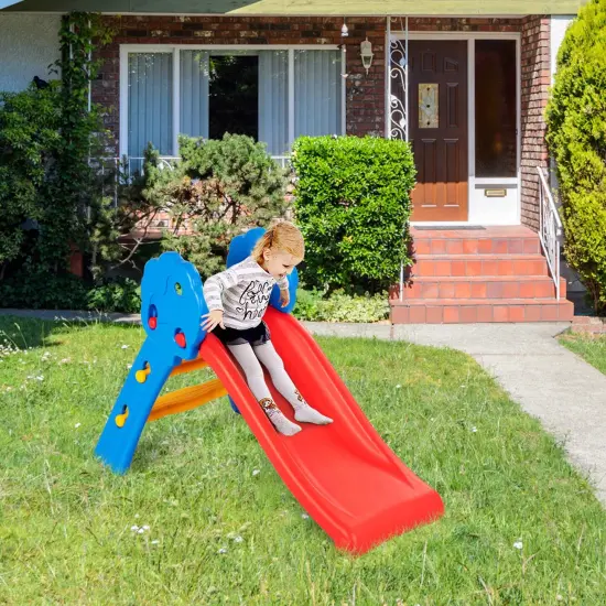 Costway Children Kids Junior Folding Climber Play Slide Indoor Outdoor Toy Easy Store {4}