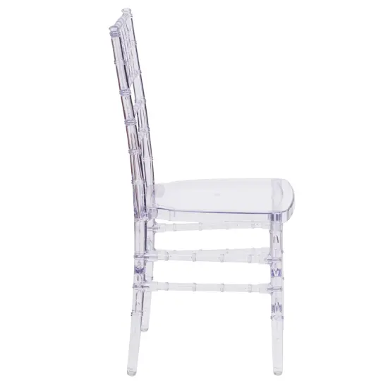 Emma and Oliver 2 Pack Stacking Ghost Chair Crystal Ice {5}