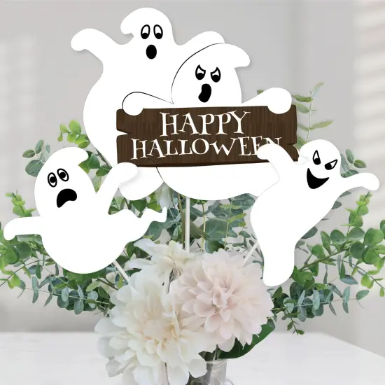 Big Dot of Happiness Spooky Ghost - Halloween Party Centerpiece Sticks - Table Toppers - Set of 15 {1}