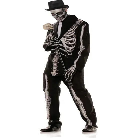 Men's Skeleton Bone Daddy Costume {1}