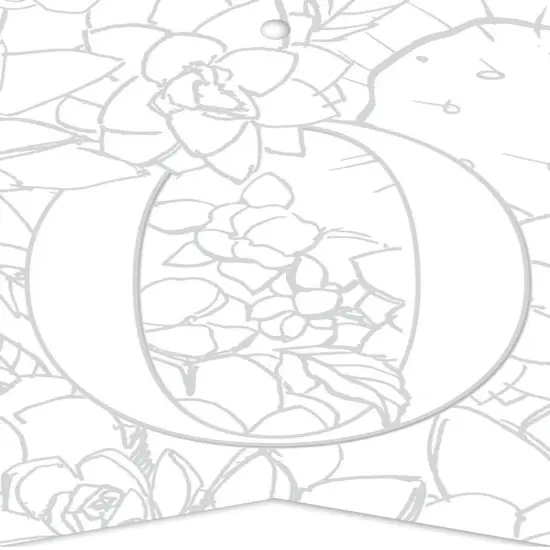 Paint-Your-Own Watercolor Garland {6}