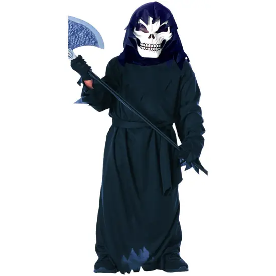 Deluxe Child Boys Scary Skeleton Costume {1}