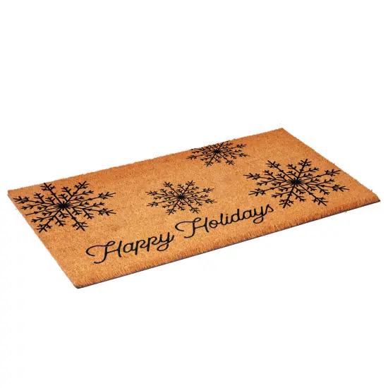 Snowflakes Doormat {7}