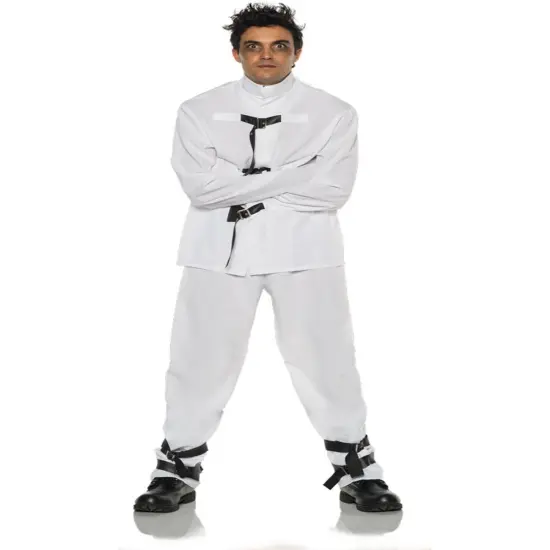 Men's Horror Insane Psych Ward Madness Patient Costume {1}