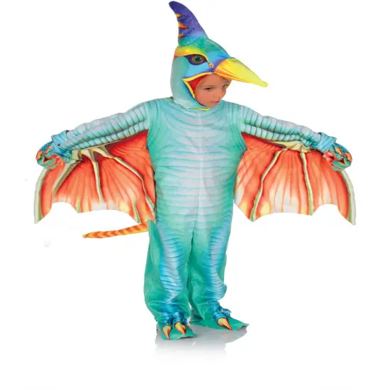 Prehistoric Reptile Green Pterodactyl Toddler Costume {1}