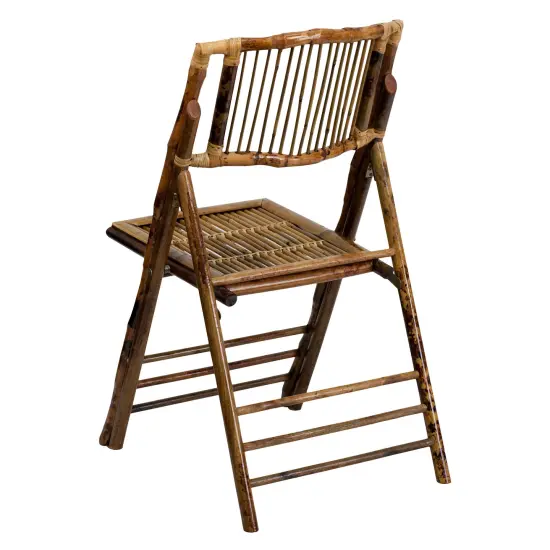 Emma and Oliver Bamboo Folding Chairs |&nbsp;Set of 2 Bamboo Wood Folding Chairs {3}