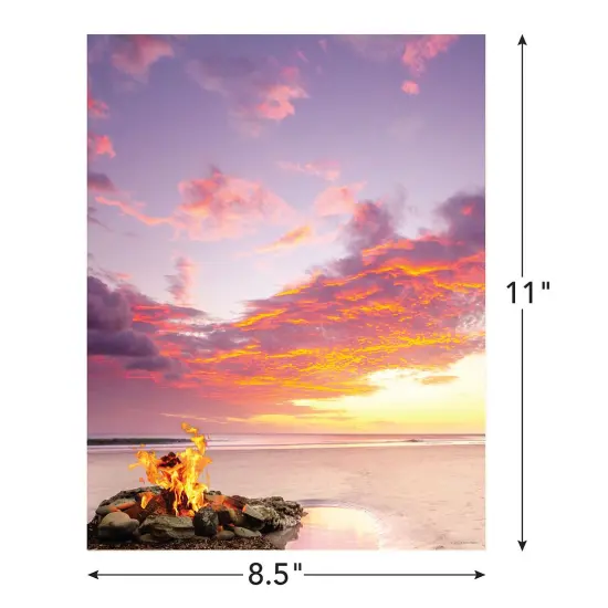 Great Papers! Beach Bonfire Letterhead, for Invitations, Announcements, and Personal Messages, Printer Friendly 8.5" x 11", 50 Pack (2023031) {5}