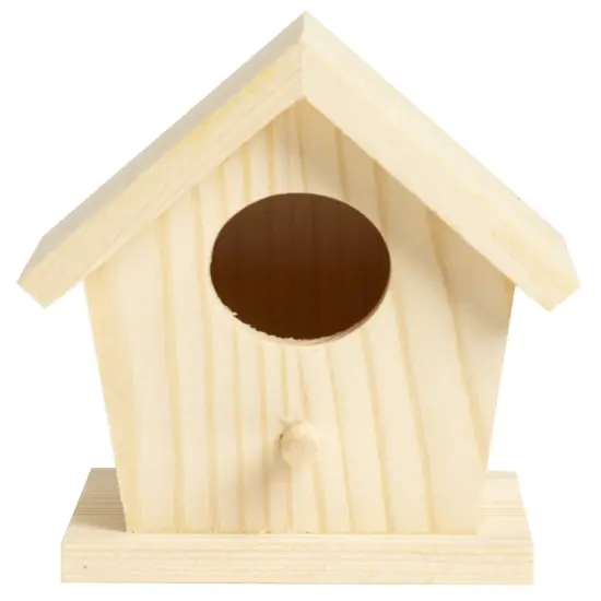 CousinDIY Unfinished Wood Birdhouse-Single Hole {1}