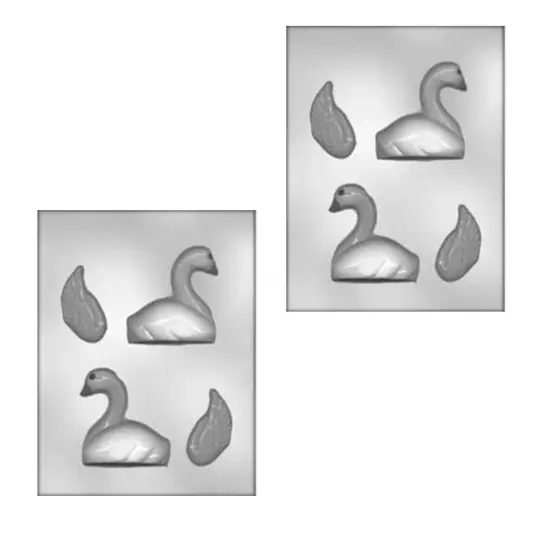 CK Products 3" 3D SWAN Bird Chocolate Candy MOLD {2}