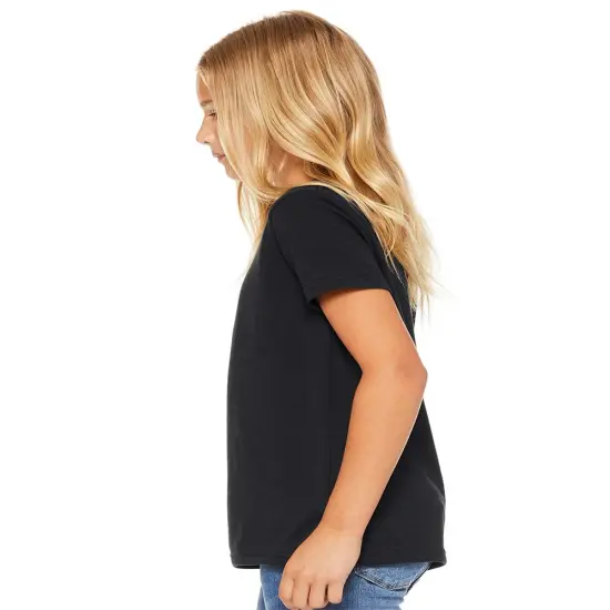 BELLA + CANVAS&reg; Youth Jersey Crewneck Short Sleeve Tee Cardinal {7}