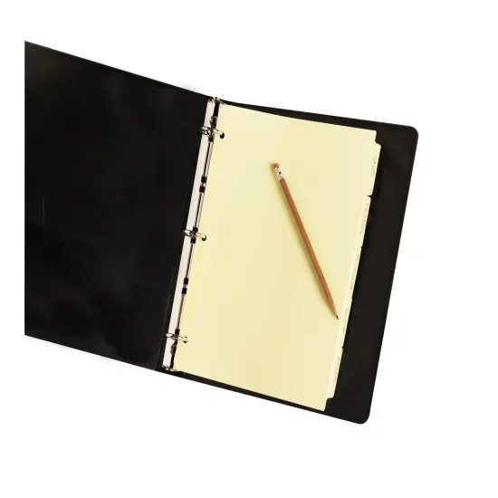 Avery Plain Tab Write & Erase Dividers, 5 Tabs, Buff, 36 Sets (11501) {2}