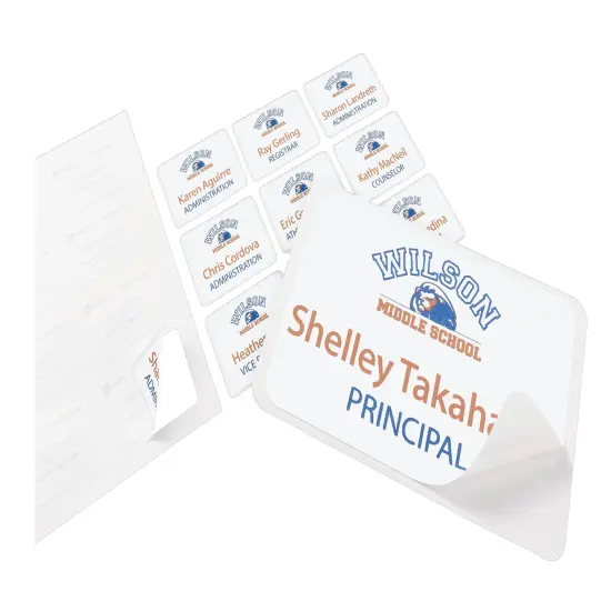 Avery Adhesive Name Badges, 2-1/3" x 3-3/8" (2 Pack of 25395) {5}