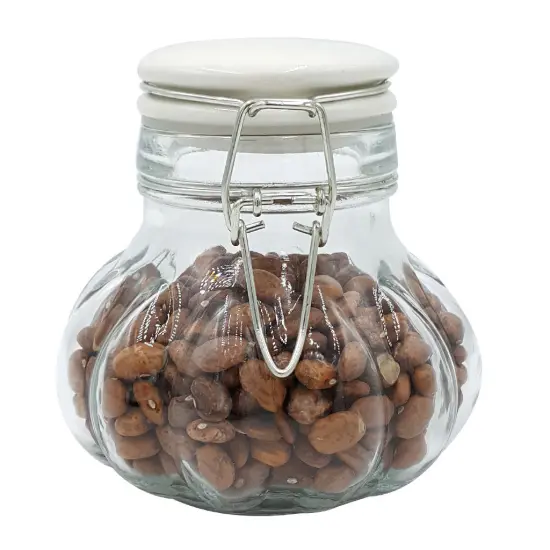 Meloni Storage Jar with White Top {3}