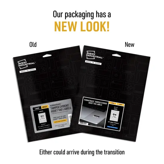 Avery PermaTrack Tamper-Evident Asset Tag Labels, 1/2" x 1", 672 Asset Tags (60534) {2}