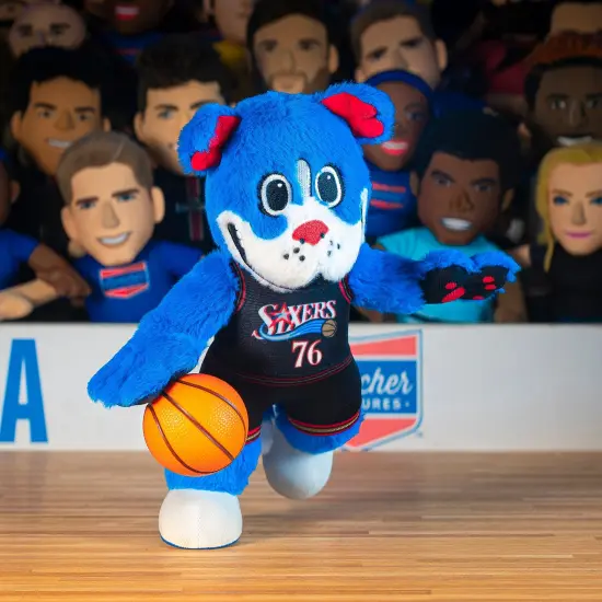 Bleacher Creatures Philadelphia 76ers Franklin Hardwood Classics 10" Mascot Plush Figure (Black Uniform) {6}