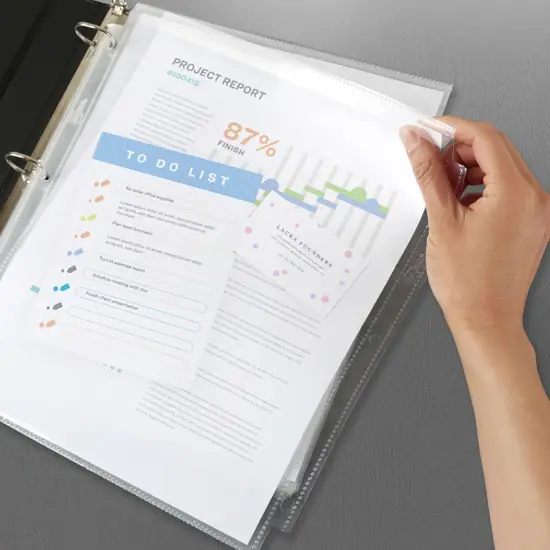 Avery Diamond Clear Secure Top Sheet Protectors, Super Heavyweight, 25 Page Protectors (76000) {2}