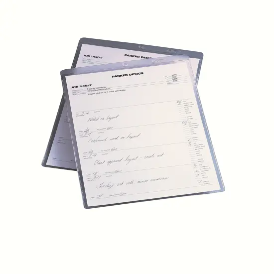 Avery Job Ticket Holders, 9" x 12", 10 Holders (75009) Clear {3}