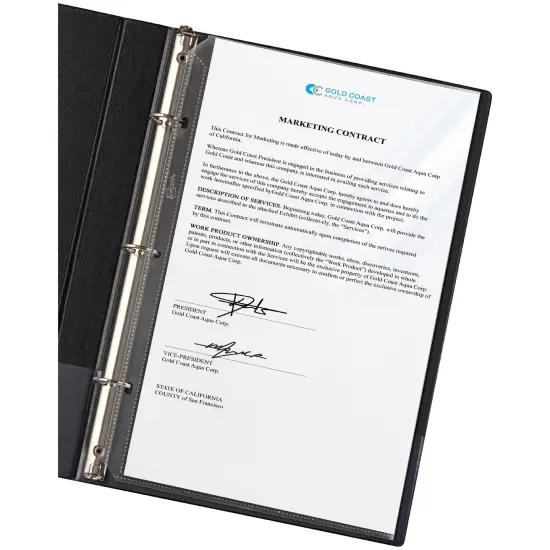 Avery Diamond Clear Heavyweight Sheet Protectors, Holds 8.5" x 14" Sheets, Legal Size, Easy Load, 25ct (73897) {6}