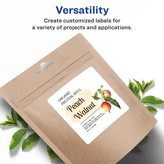 Avery Matte White Square Labels, 4" x 4" {2}