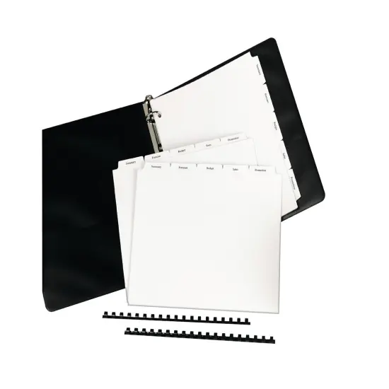 Avery Copier Tab Dividers, Unpunched, 5 Tab, White, 30 Sets (20405) {5}