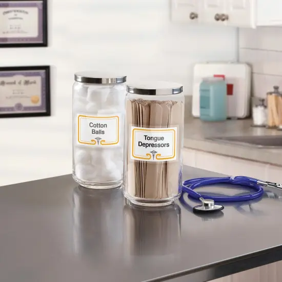 Avery Easy Align Self-Laminating ID Labels, Permanent Adhesive, 2-5/16" x 3-5/16", 100 Labels (00756) {6}