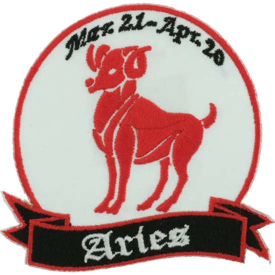 Aries Sign Patch 3" {1}