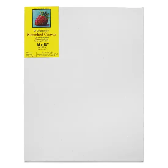 Strathmore 300 Series Stretched Cotton Canvas - 3/4" Profile, 14" x 18" {1}