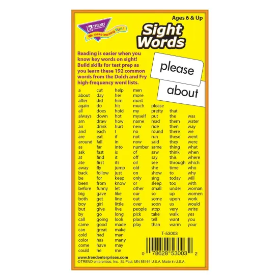 Sight Words Skill Drill Flash Cards, 3 Packs {5}