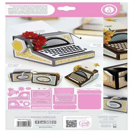 Tonic Studios Dimensions Dies-Terrific Typewriter {4}