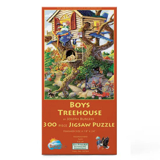 Sunsout Boys Treehouse 300 pc Jigsaw Puzzle 38784 {4}