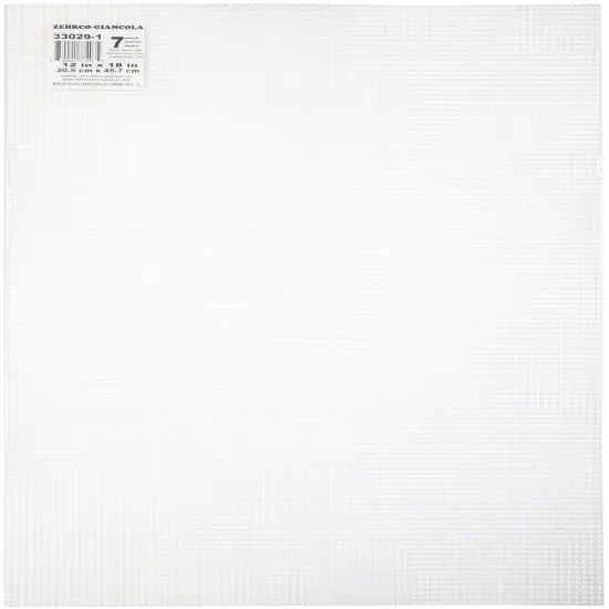 Zehrco-Giancola Plastic Canvas 7 Count 12"X18"-Clear {1}