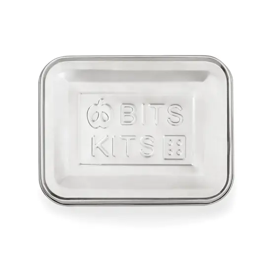 Fox Run 20803 Stainless Steel 5 Compartment Snack Container with Lid {4}