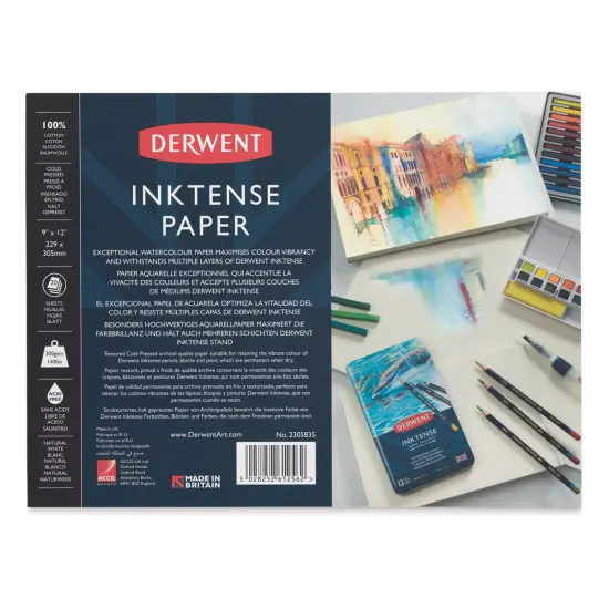 Derwent Inktense Paper Pad - 9" x 12" {1}