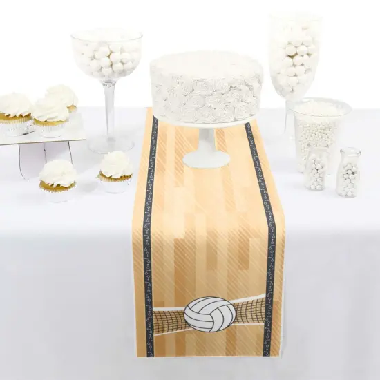 Big Dot of Happiness Bump, Set, Spike - Volleyball - Petite Baby Shower or Birthday Party Paper Table Runner - 12 x 60 inches {3}