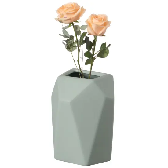 Decorative Ceramic Multi Paned Vase, Modern Style Centerpiece Table Vase {6}
