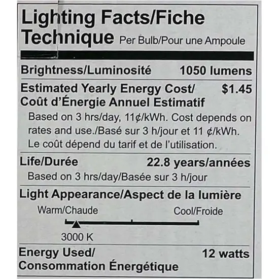 GE 12W PAR38 LED 3000K Flood 40deg 1050Lm Dimmable Bulb - 75w Equiv. {4}