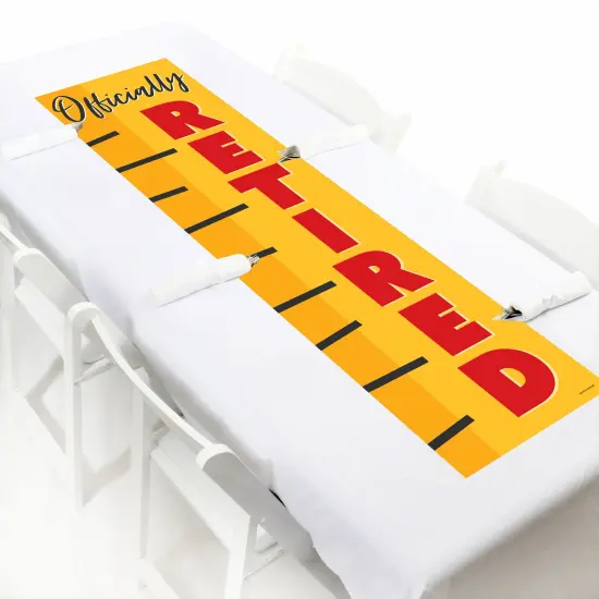 Big Dot of Happiness Teacher Retirement - Happy Retirement Party Front Door Decoration - Vertical Banner {6}