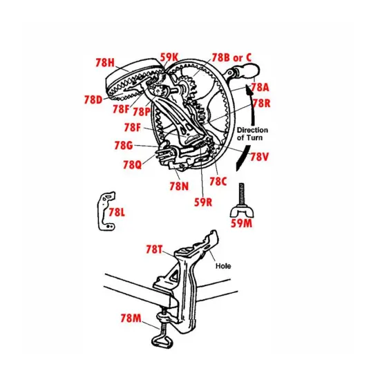 Bronze Pinion for the #78 Reading Apple Peeler {3}